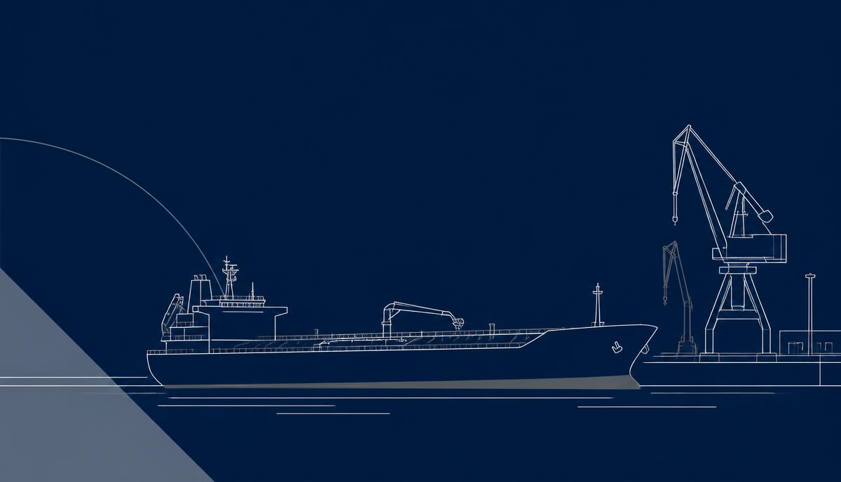 Base Oil Trade shipping and logistics section graphic